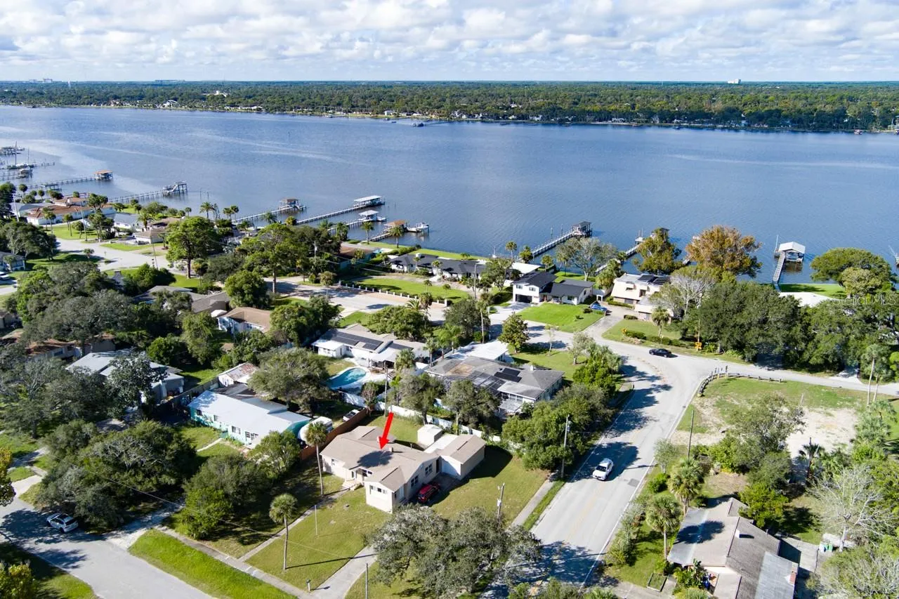 Aerial view of location near Halifax River