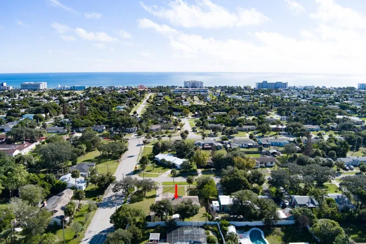 Aerial View of location near beach