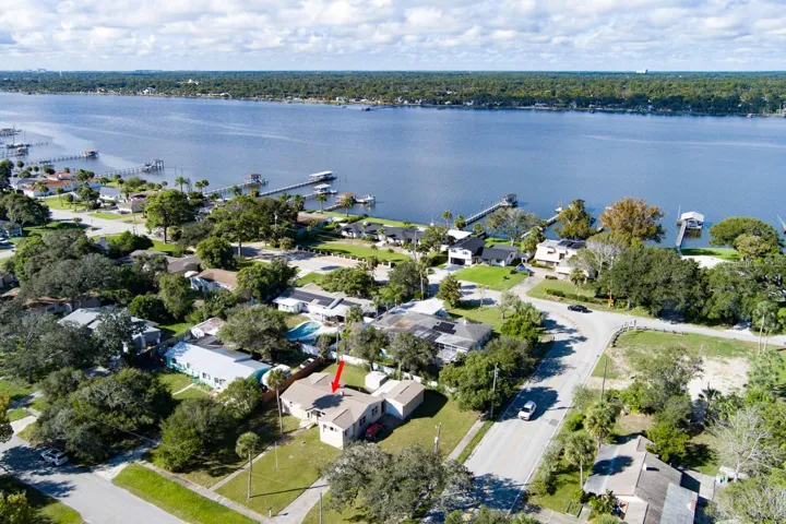 Aerial view of location near Halifax River