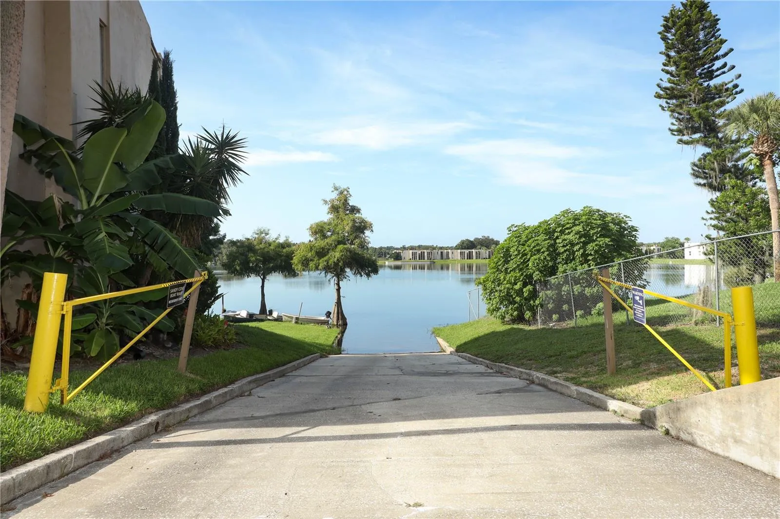 Community boat ramp