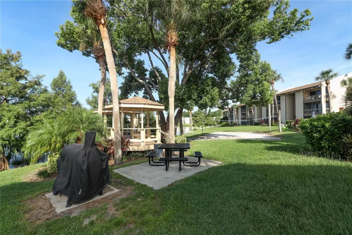 Community BBQ and gazebo