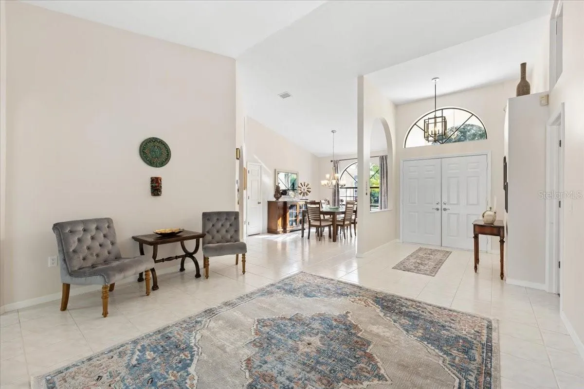 Living room, Dining Room and Foyer
