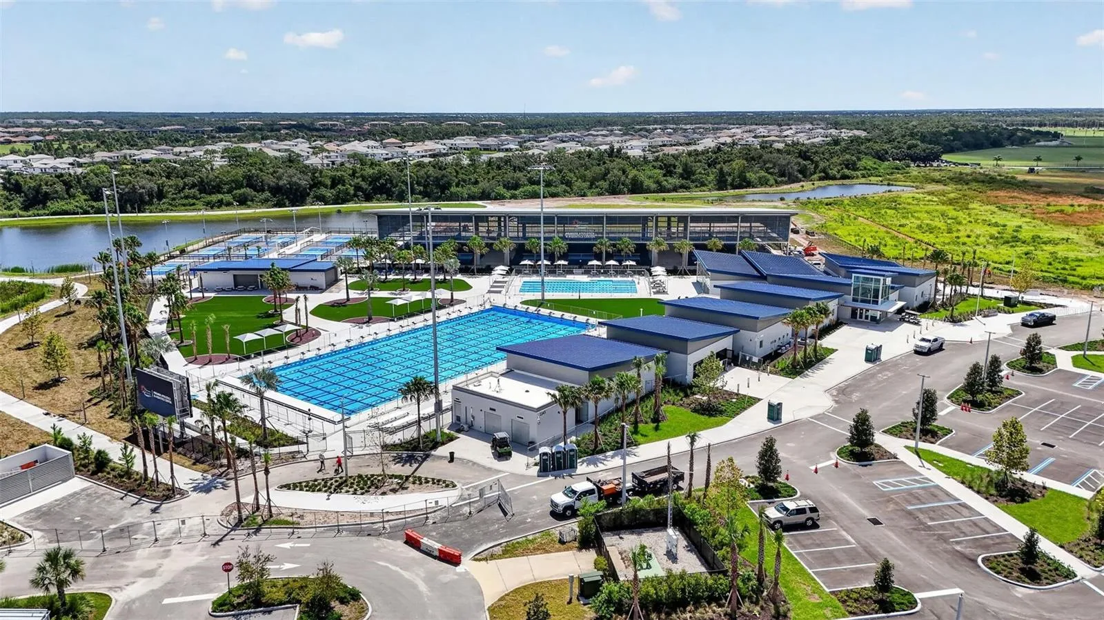 140 Acre sports complex  with 22 mixed use fields just 1.5 miles away!
