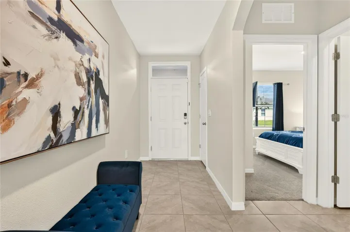 Light and bright spaces - 2 bedrooms and a full bath to the front of the home