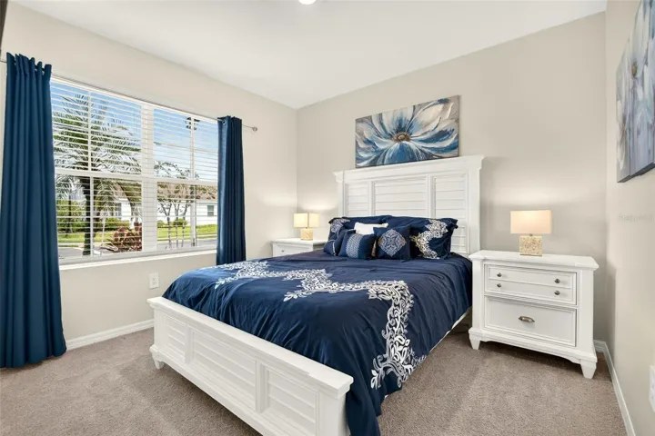 Bedroom 2 - with view to front of home