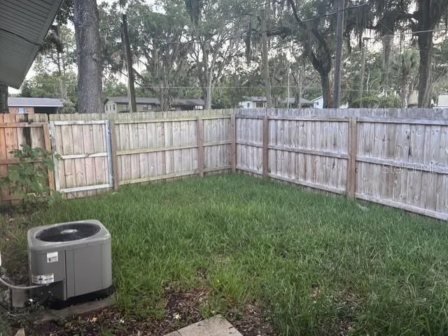 Private back yard