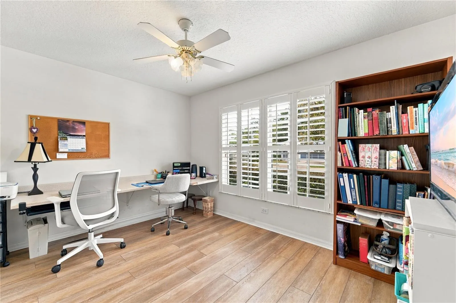 Third bedroom which is currently being used as an office.