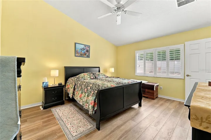 Spacious primary bedroom