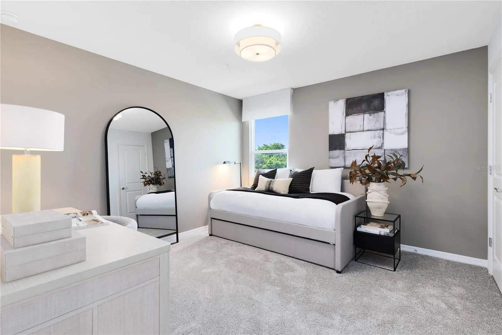 Model Home Design Only. Pictures and furnishings are for illustrative purposes only. Elevations, colors and options may vary. Furniture is for model home staging only.