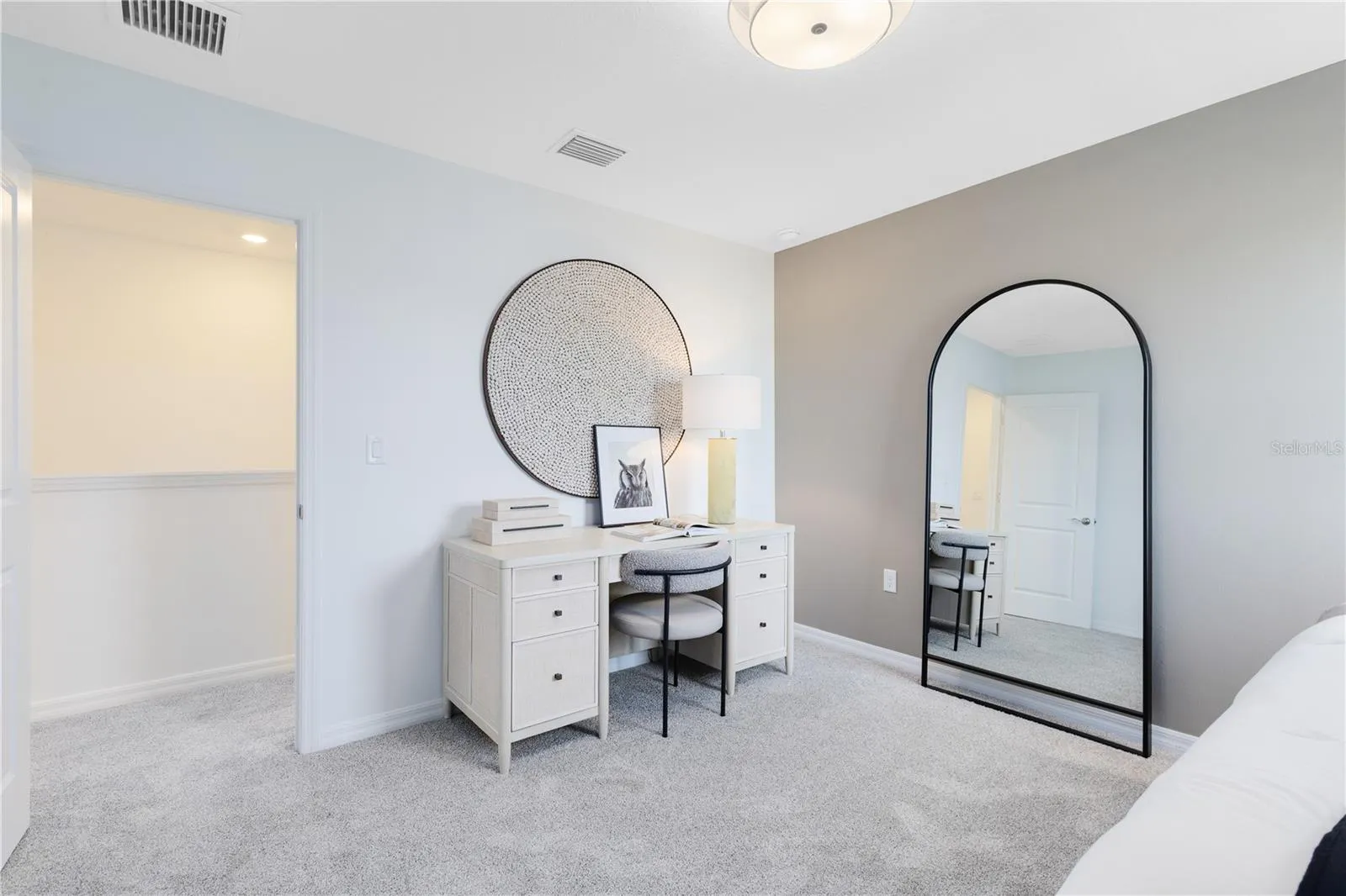 Model Home Design Only. Pictures and furnishings are for illustrative purposes only. Elevations, colors and options may vary. Furniture is for model home staging only.