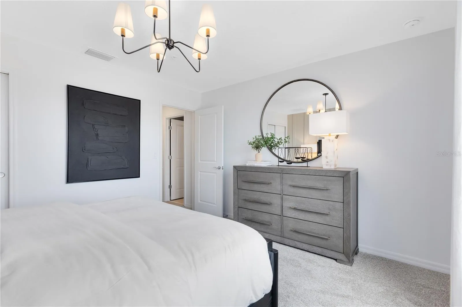 Model Home Design Only. Pictures and furnishings are for illustrative purposes only. Elevations, colors and options may vary. Furniture is for model home staging only.