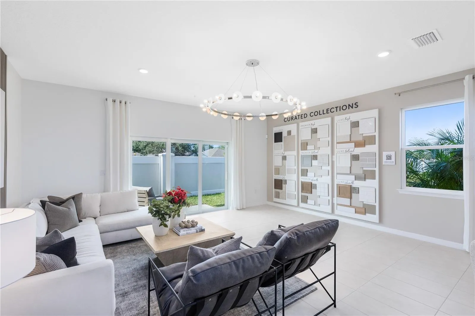 Model Home Design Only. Pictures and furnishings are for illustrative purposes only. Elevations, colors and options may vary. Furniture is for model home staging only.