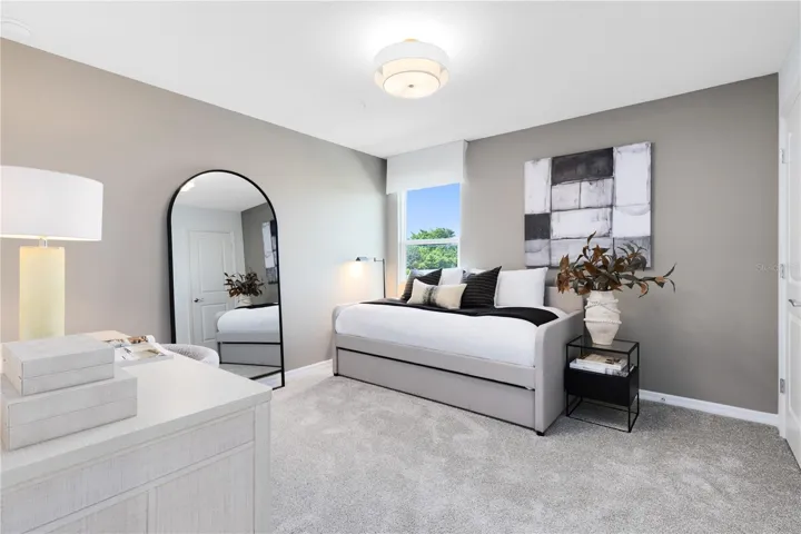 Model Home Design Only. Pictures and furnishings are for illustrative purposes only. Elevations, colors and options may vary. Furniture is for model home staging only.