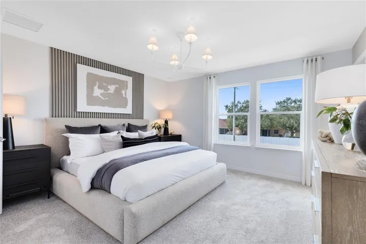 Model Home Design Only. Pictures and furnishings are for illustrative purposes only. Elevations, colors and options may vary. Furniture is for model home staging only.