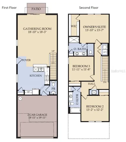 Floor Plan - Floor One Floor Plan - Floor Two