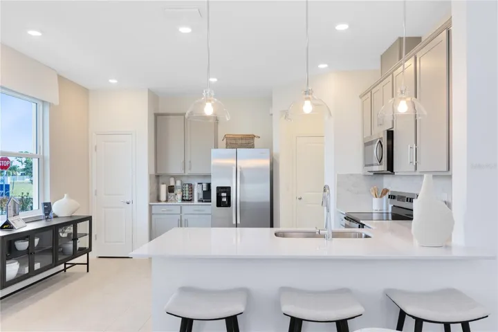 Model Home Design Only. Pictures and furnishings are for illustrative purposes only. Elevations, colors and options may vary. Furniture is for model home staging only.
