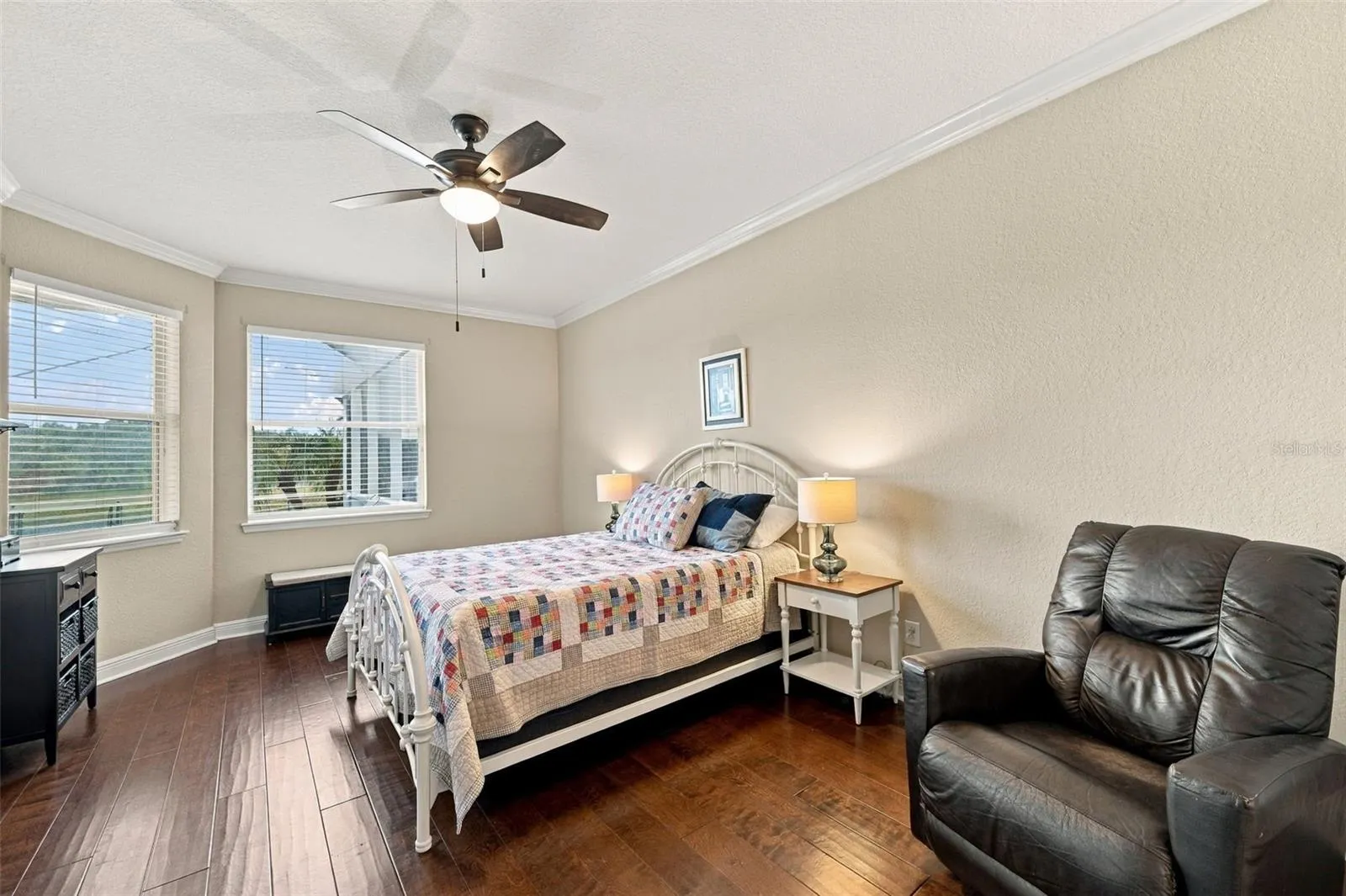 Primary bedroom with you guessed it...WATER views!