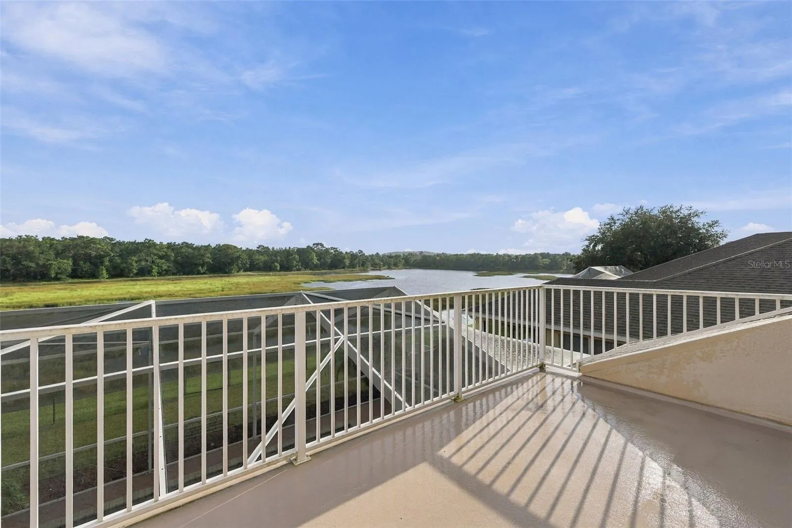 WATER views from upstairs balcony!