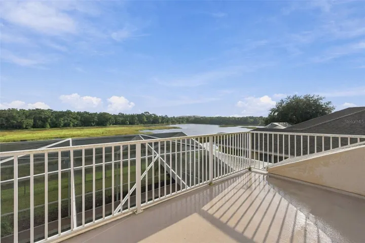 WATER views from upstairs balcony!