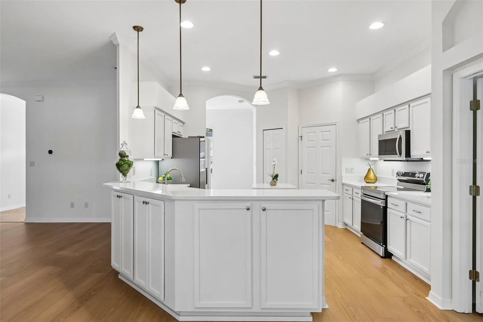 Opens to Family Room