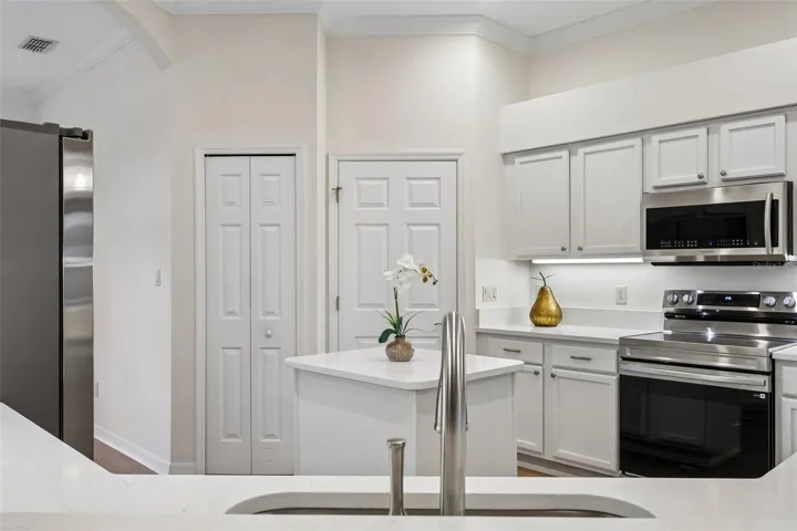 Opens to Laundry Room