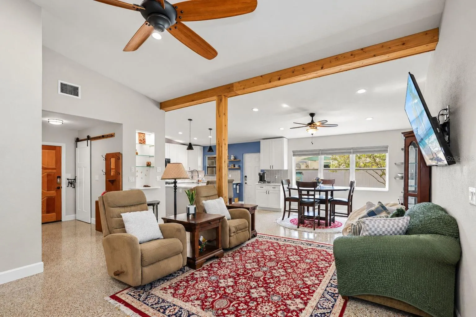 Cedar wrapped beams