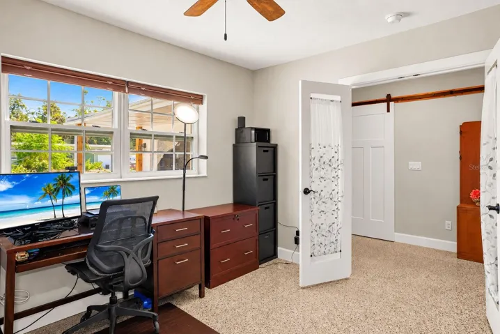 3rd bedroom currently being used as an office