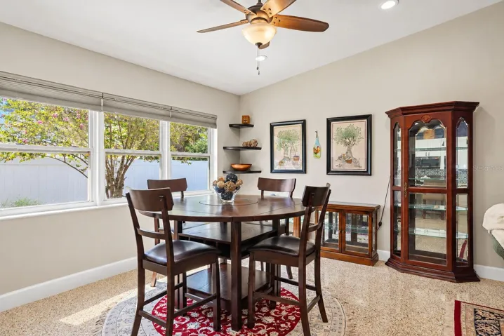 large dining space for gatherings