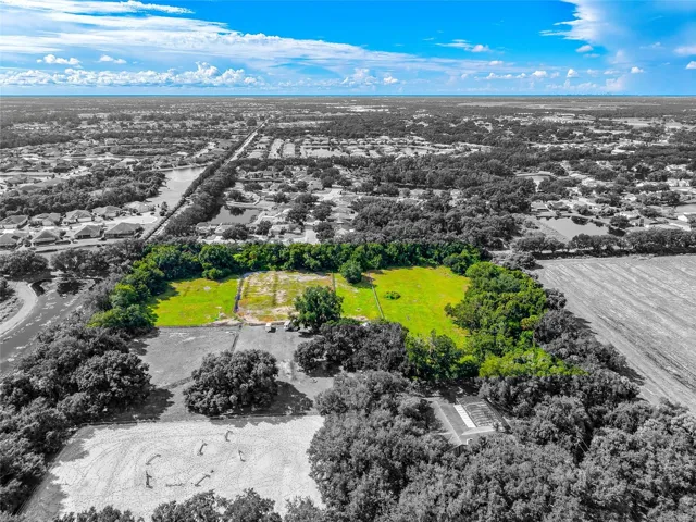 Drone view from the North where it could connect to 116th
