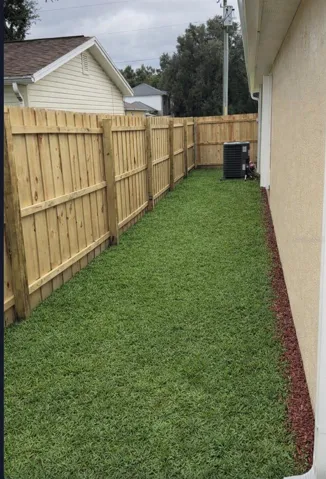 Front Fence Inside
