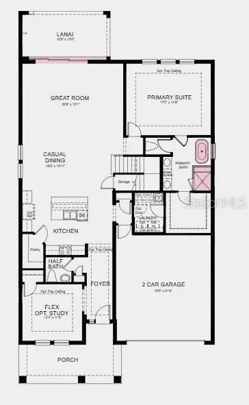 Floor 1 ~ Additional Highlights Include: washer, dryer, counter depth GE side by side refrigerator, extended flooring to primary bedroom and closet, and personalized outdoor entertainment
