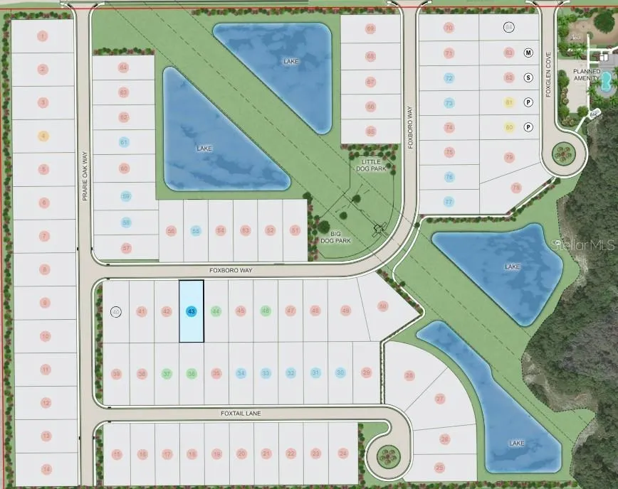 7068 Foxboro Way Site Map
