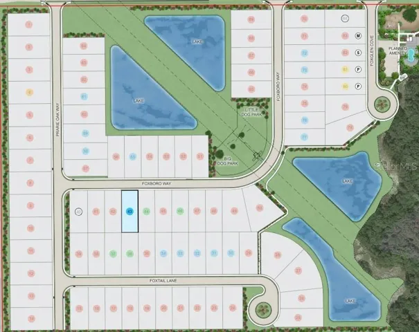 7068 Foxboro Way Site Map