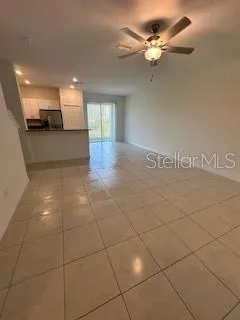 Living into Kitchen/Dining view