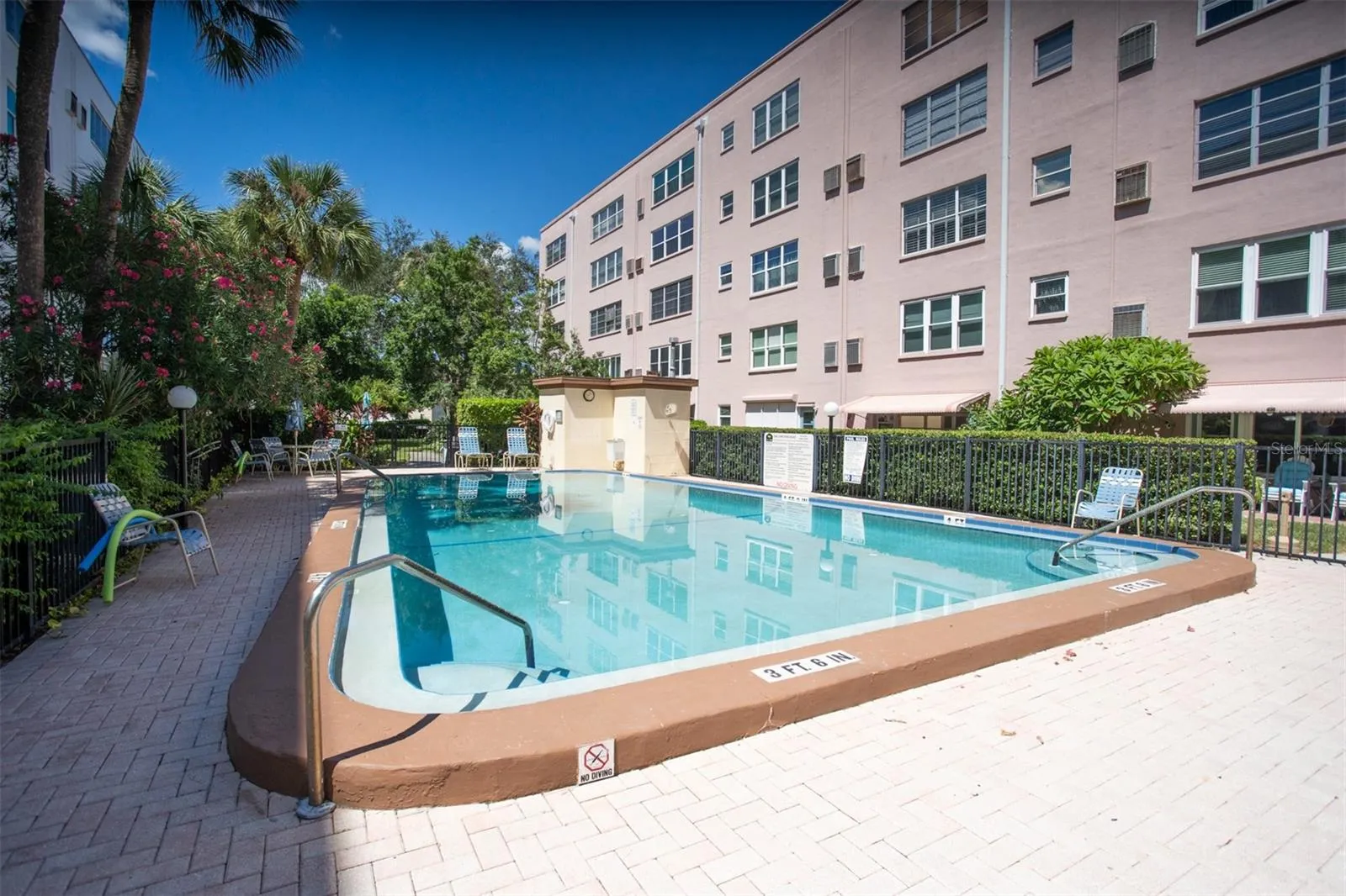 Walk Right Out Back to Pool Area!