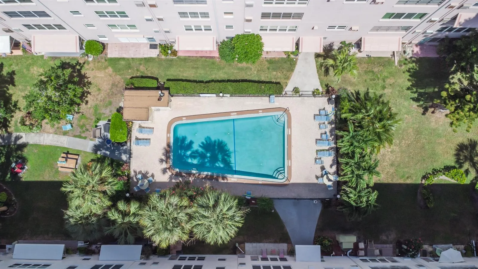 Aerial of Pool