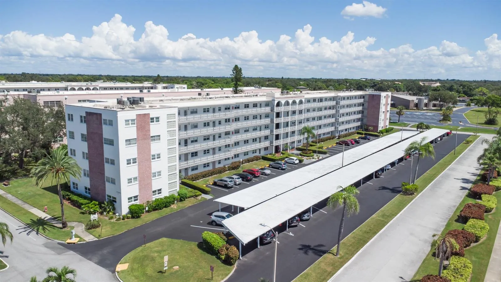 Aerial #2 of Bldg & Carports