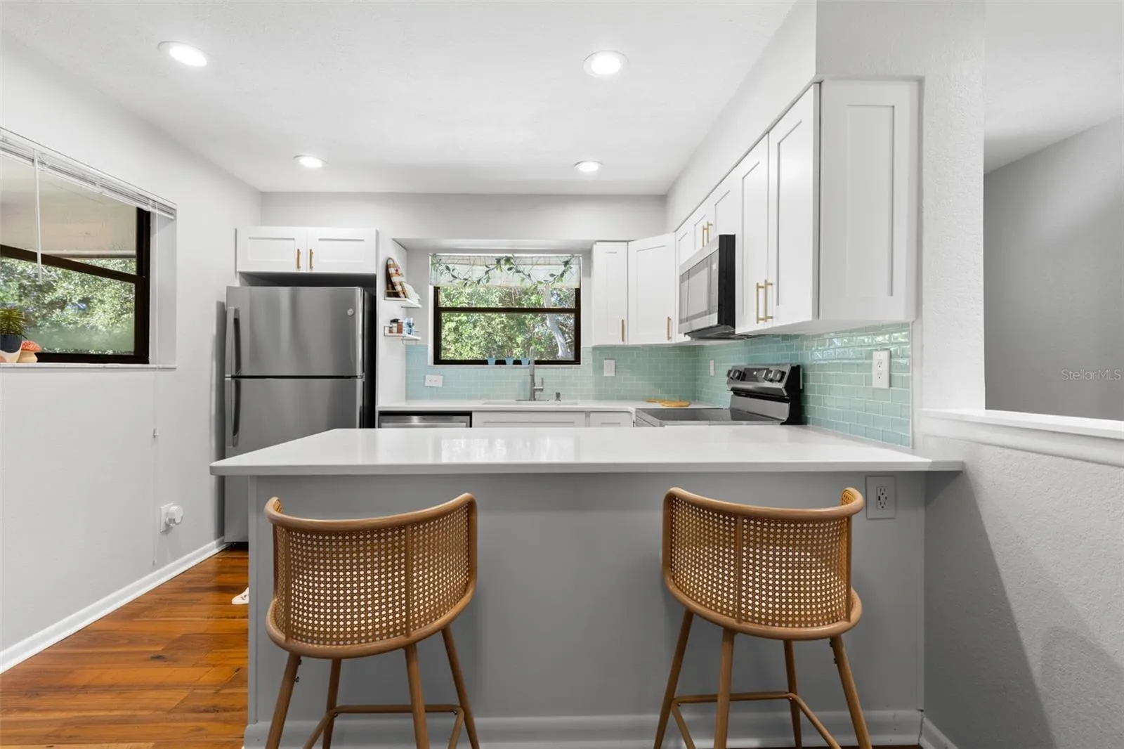 Remodeled kitchen