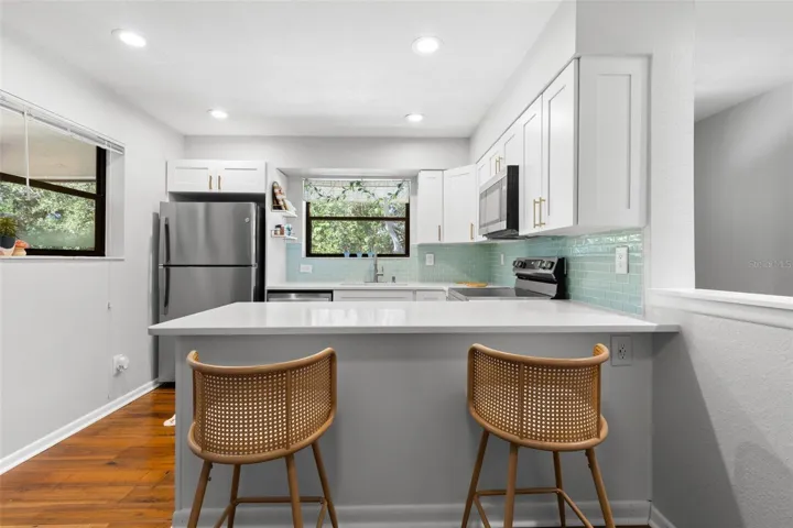 Remodeled kitchen