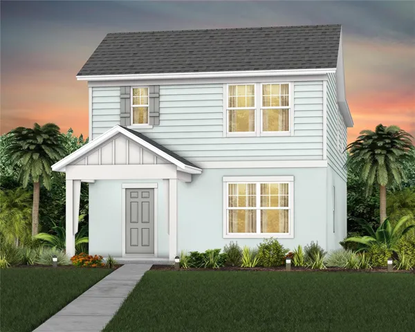 Exterior Design. Artistic rendering for this new construction home. Pictures are for illustrative purposes only. Elevations, colors and options may vary.