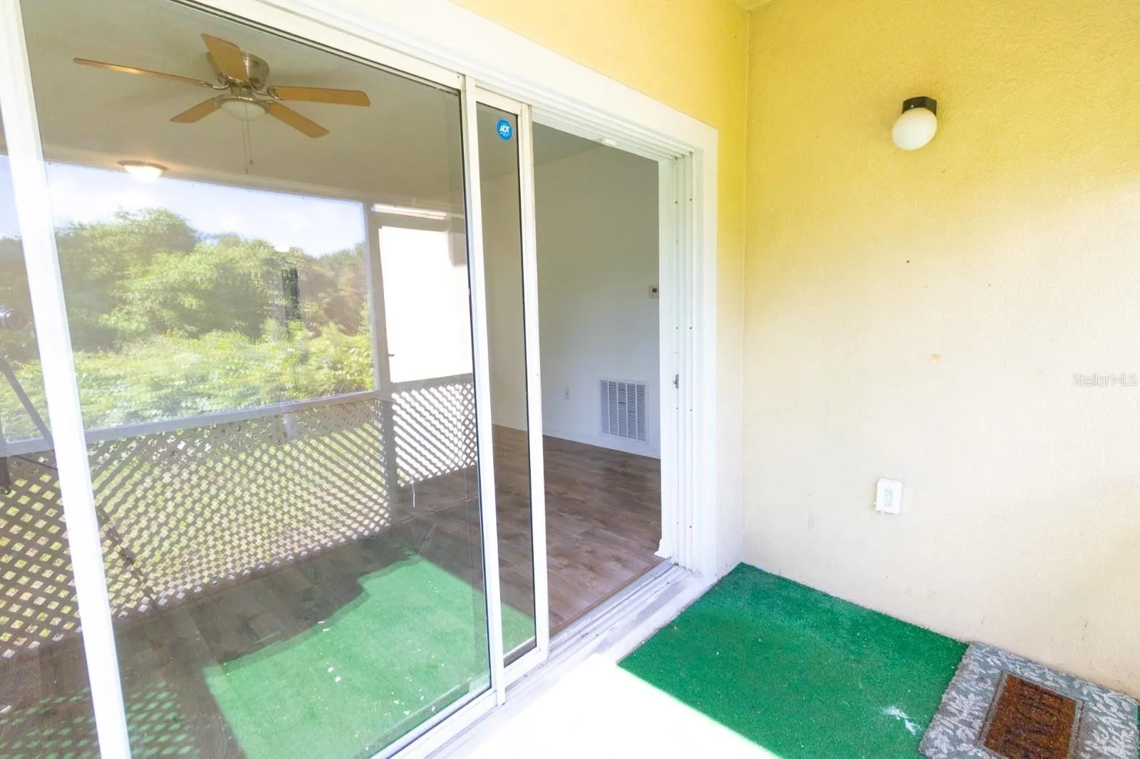 Screened lanai