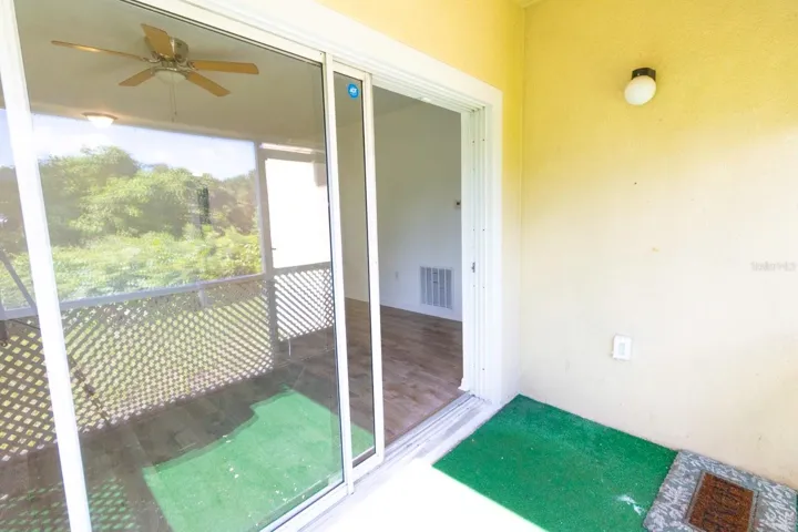Screened lanai