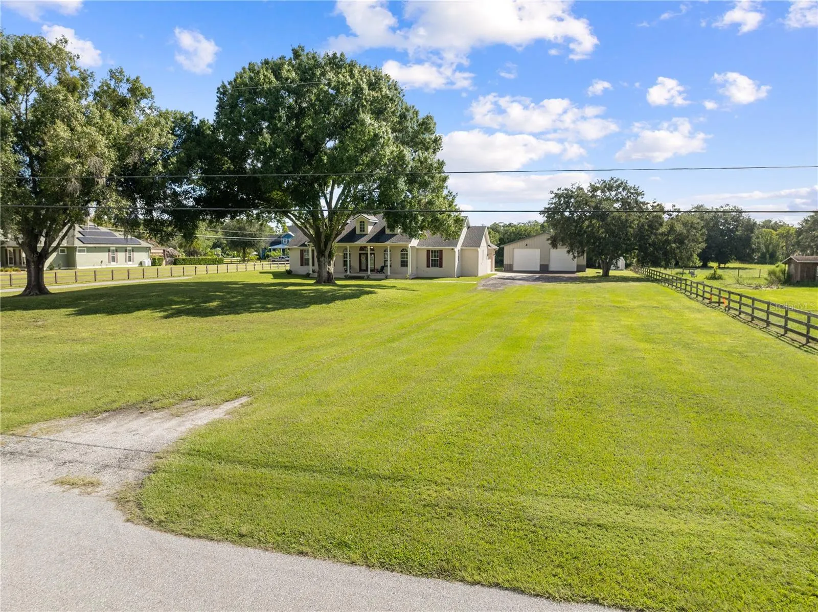 Entrance to the property off of Packard Avenue.