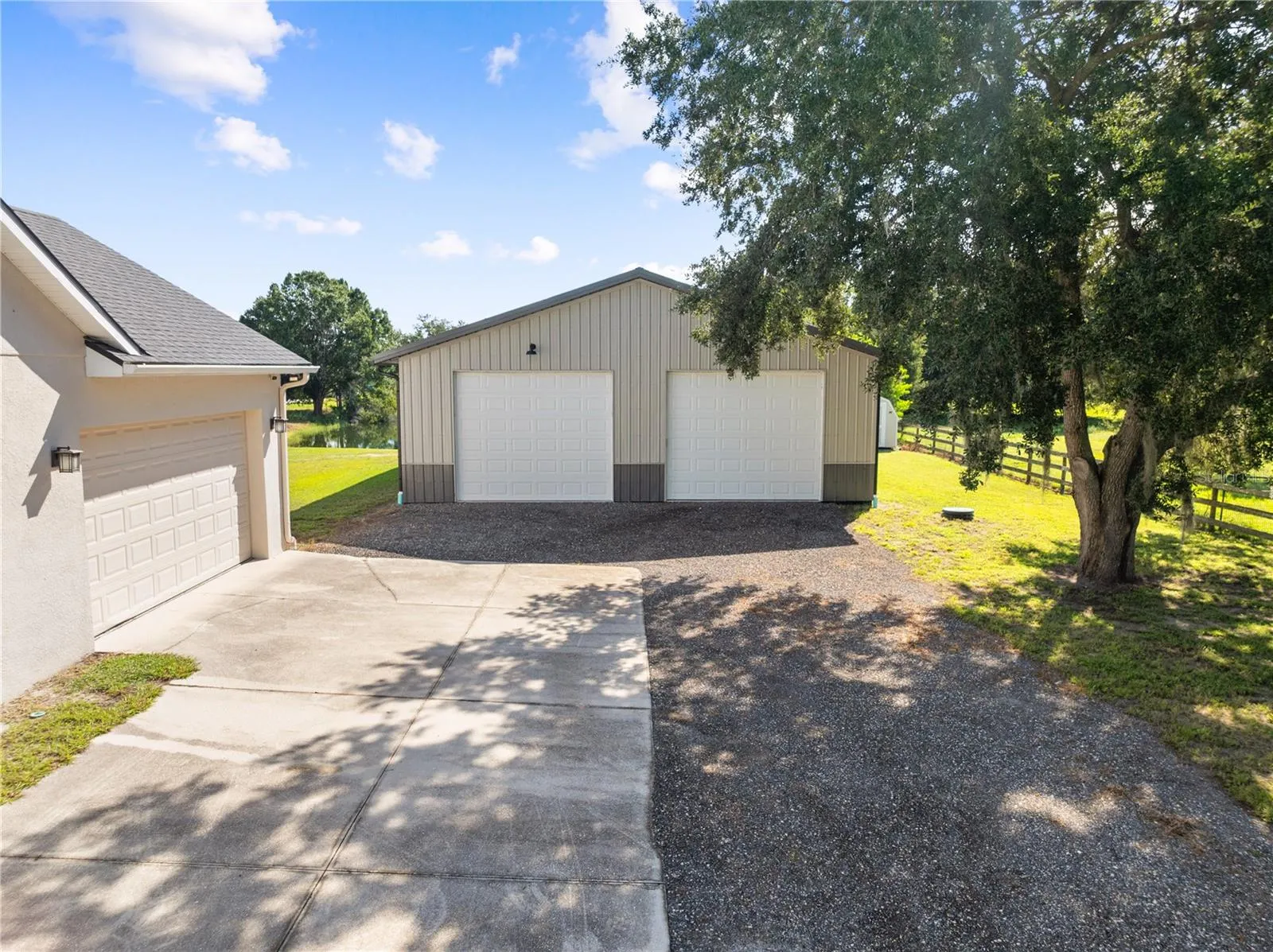 Exterior of the 36' x 48' Detached Garage