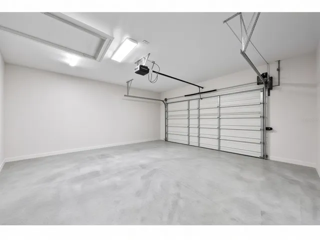 2 Car Attached Side Entry Garage with Garage Door Opener