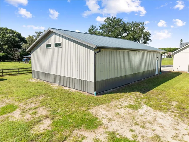 Exterior of 36' x 48' Detached Garage