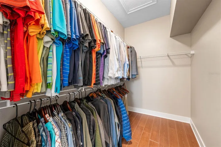 Primary Bedroom/Bathroom Walk in Closet.