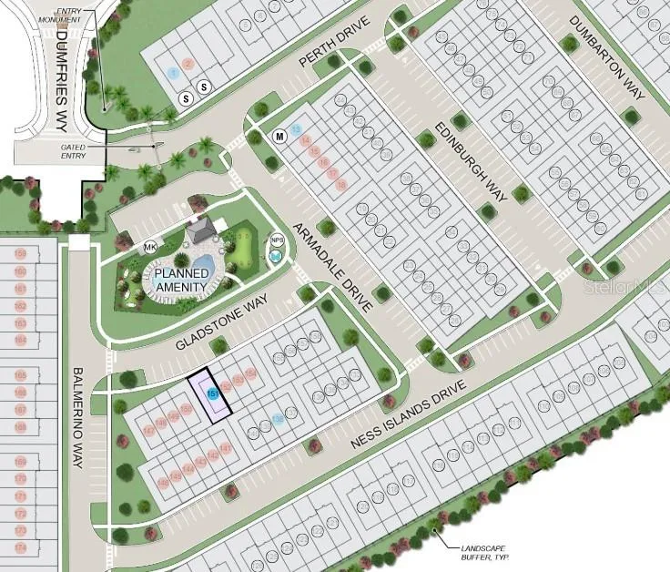 758 Gladstone Way Site  Map