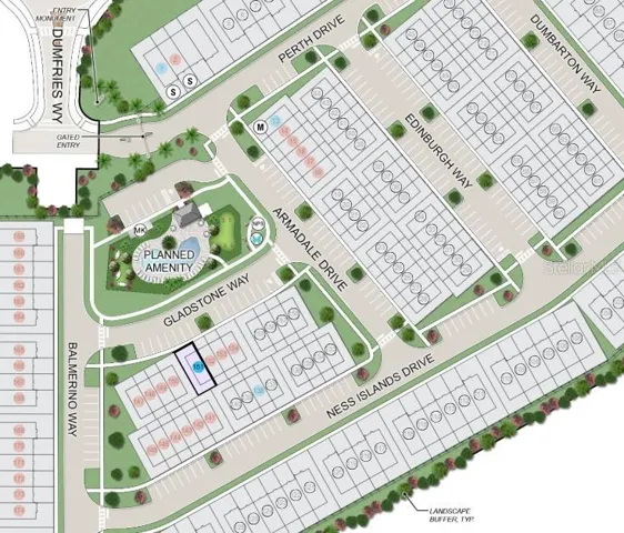 758 Gladstone Way Site  Map