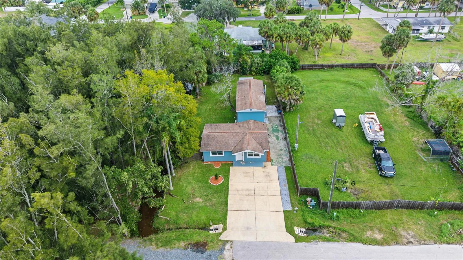 Ariel View of Property - 5117 Mallett Drive